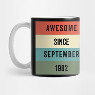 Funny Awesome Since August 1982th Birthday 40 Years Old Mug